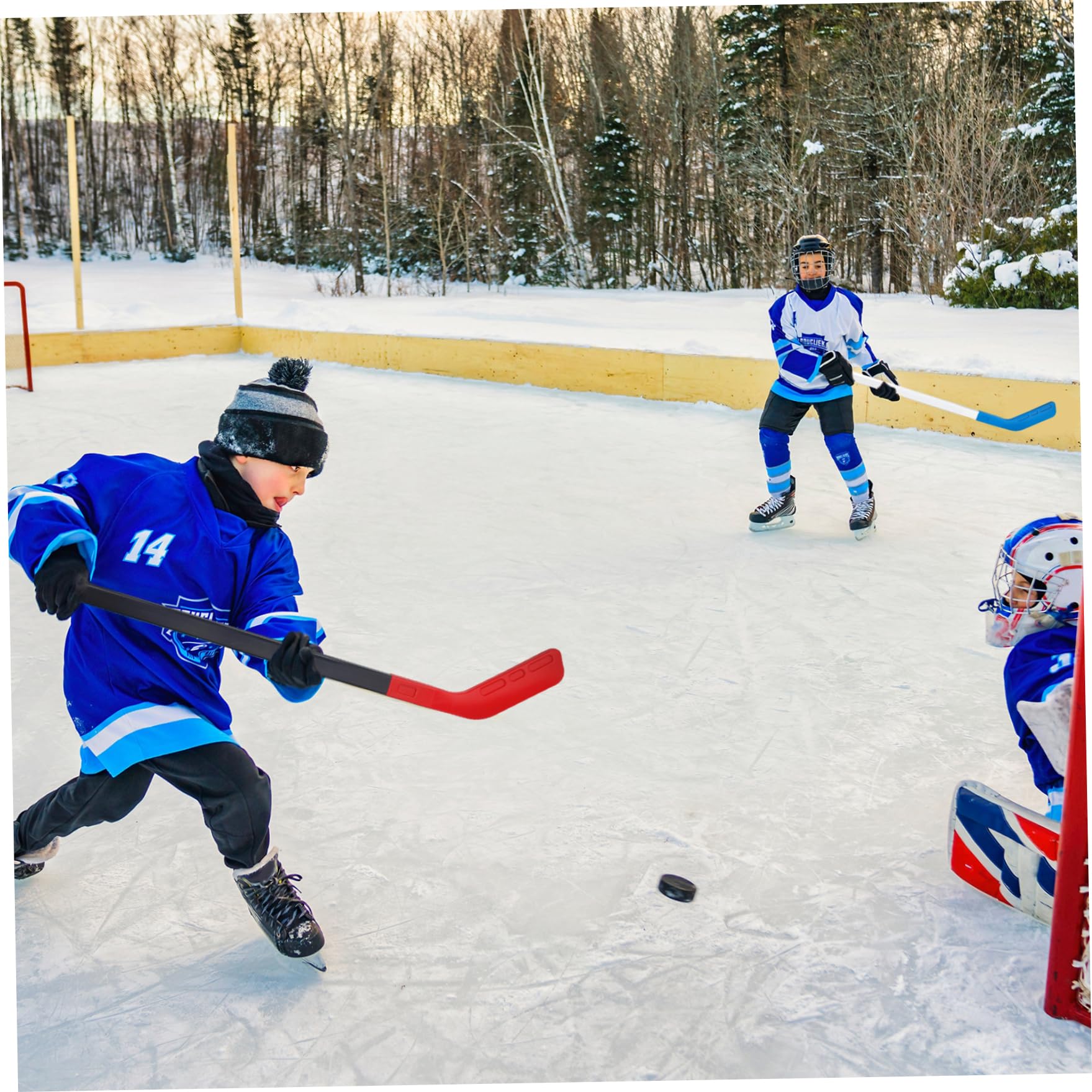 Ensemble de Hockey pour Enfants PP avec 2 Bâtons et 2 Balles