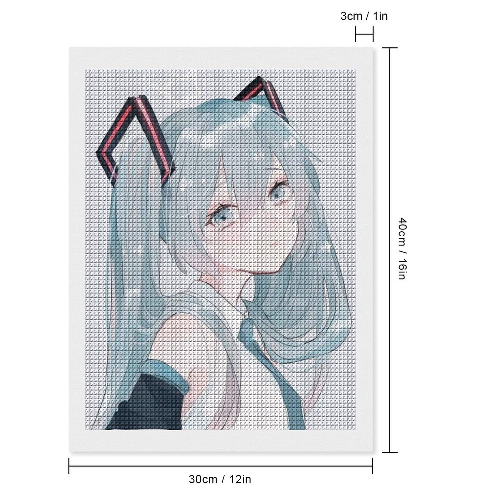 Amazon.co.jp: 初音ミク ダイヤモンドアート セット モザイクアート 5d