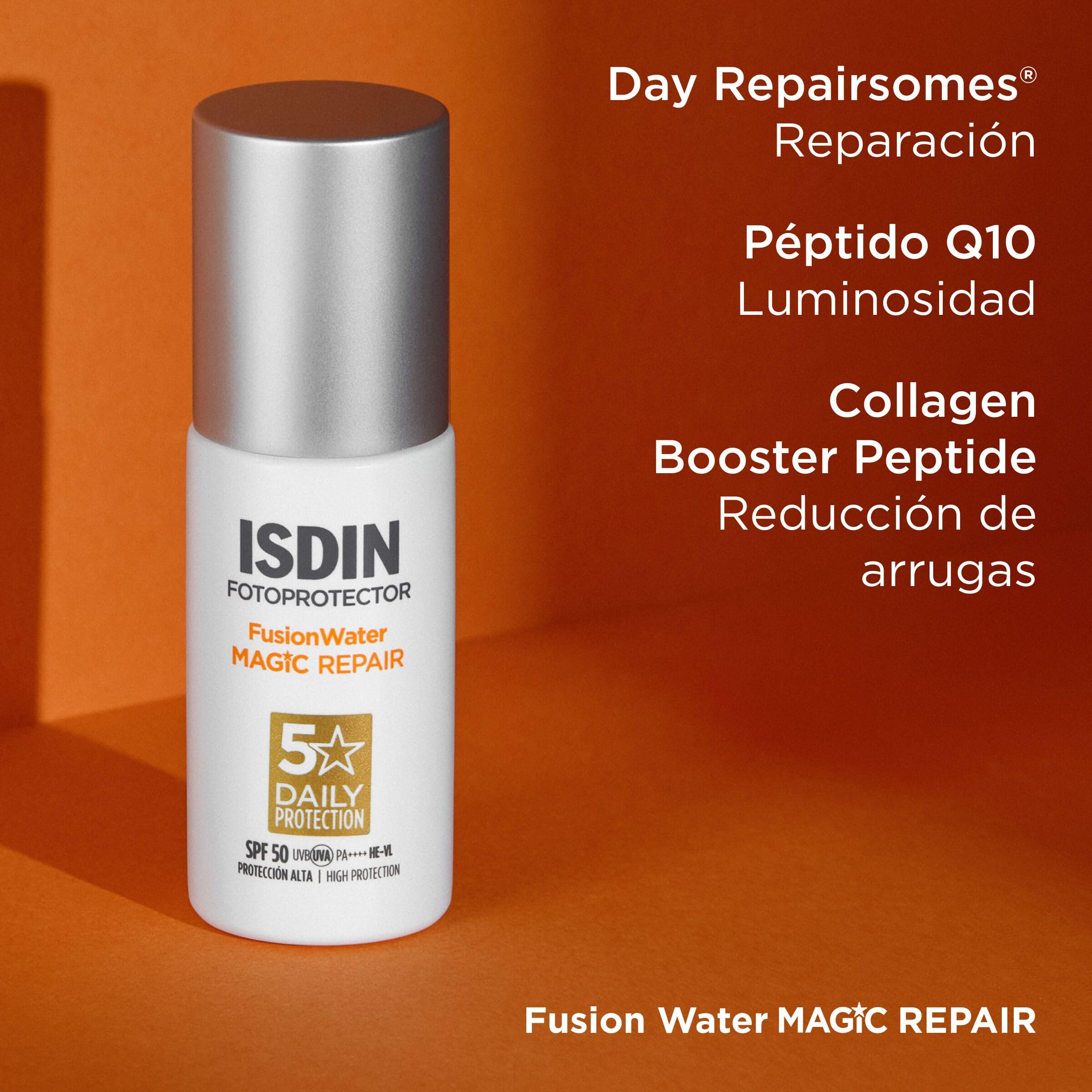 ISDIN Fusion Water MAGIC Repair SPF 50 Protector Solar Facial 50 ml