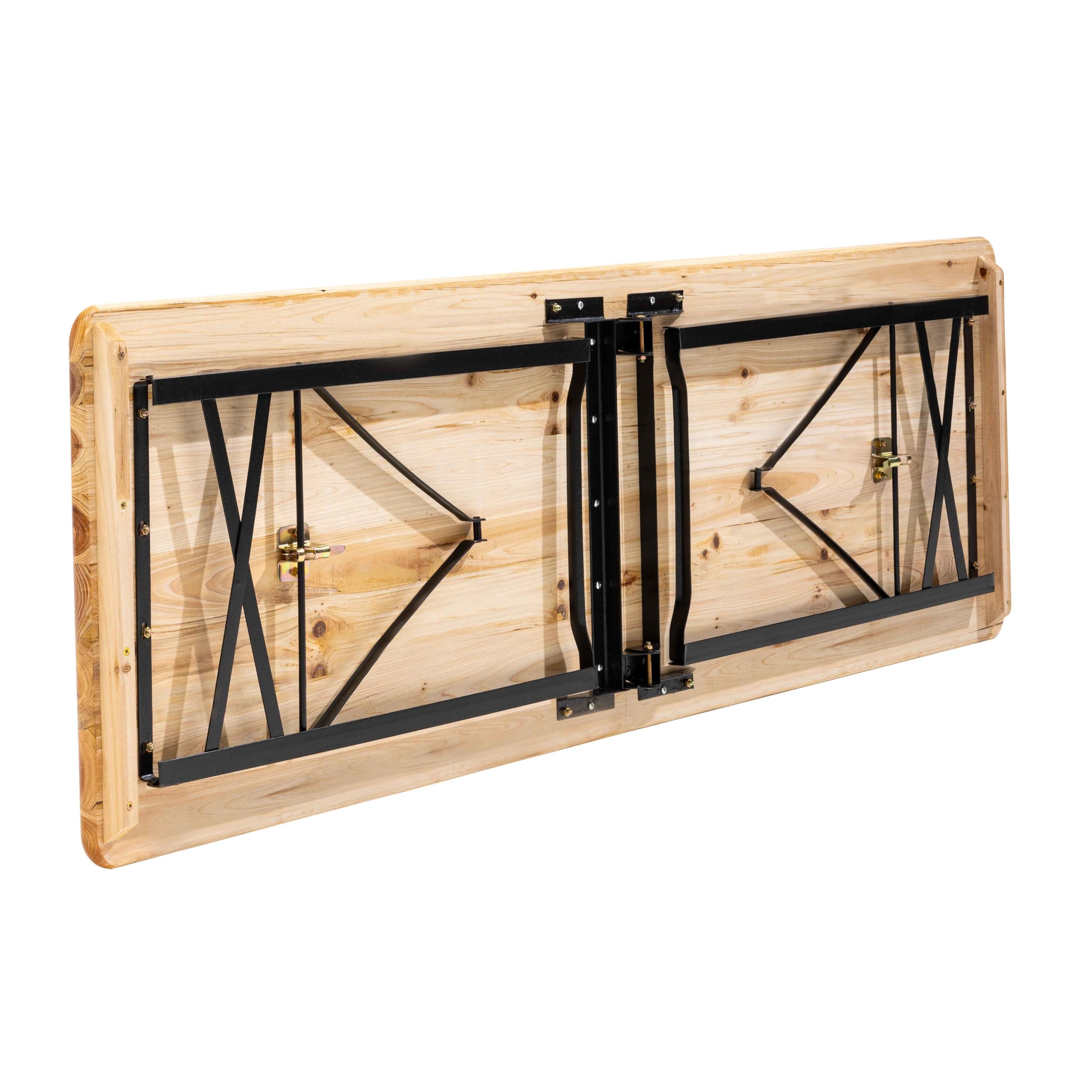 Mesa de cervecería plegable de madera 180 cm