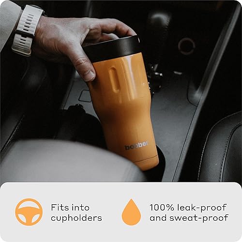 Miniatura 4 de Taza de café portátil de viaje de acero inoxidable con aislamiento al vacío de 16 onzas con tapa bloqueada 100% a prueba de fugas (tónico jengibre)
