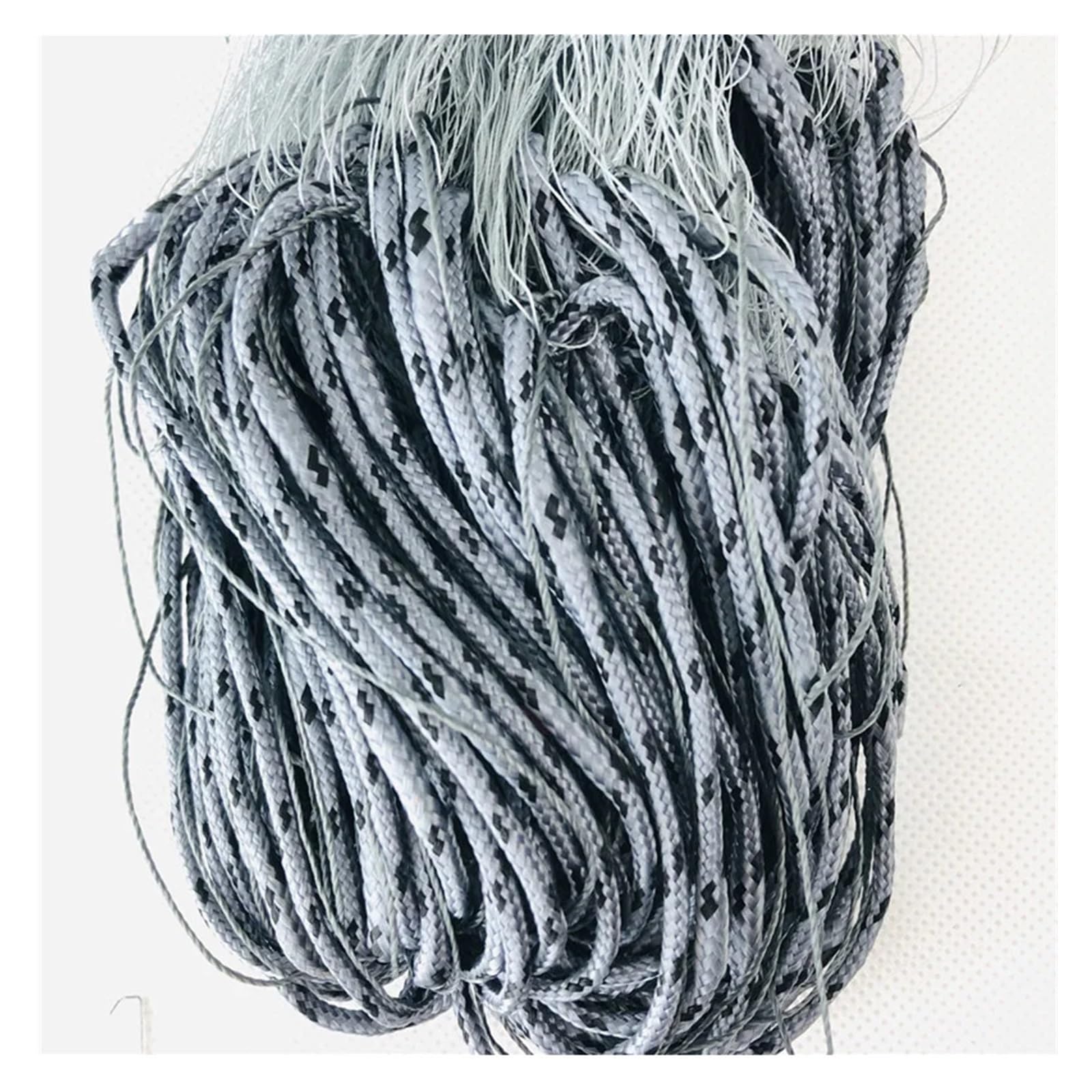 Retino da Pesca 1.5 * 30M//60M Rete da imbrocco da Pesca 3 Strati Linea Maglia di Nylon Rete da Pesca Trappola Rete da Lancio Fatta a Mano Attrezzatura da Pesca all'aperto(30M 30mm)