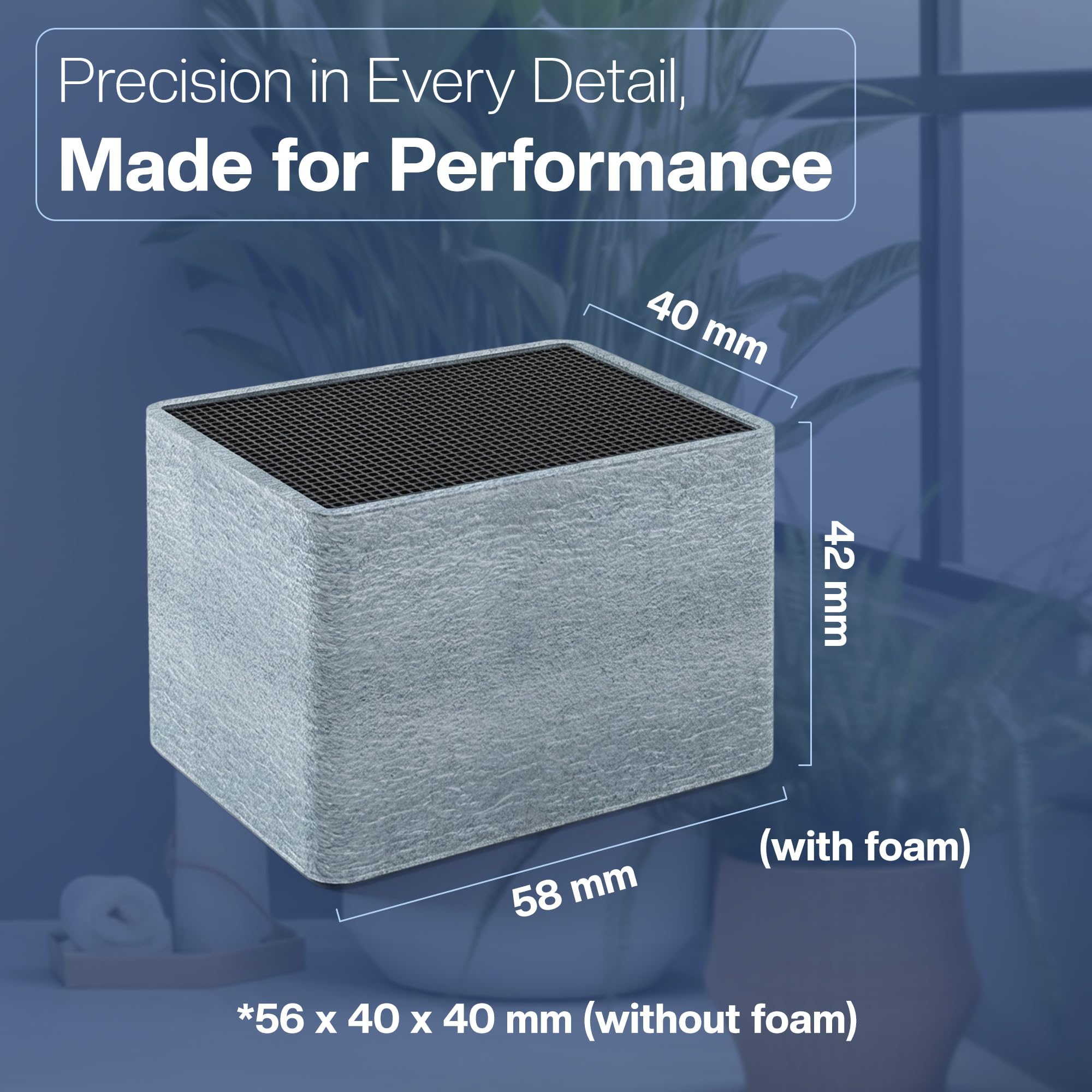 2 Filtri Ceramici Tipo 3 per Geberit AquaClean e DuoFresh – sostituisce 147.072.00.1 – Struttura a Nido d'Ape – per Mera e Tuma