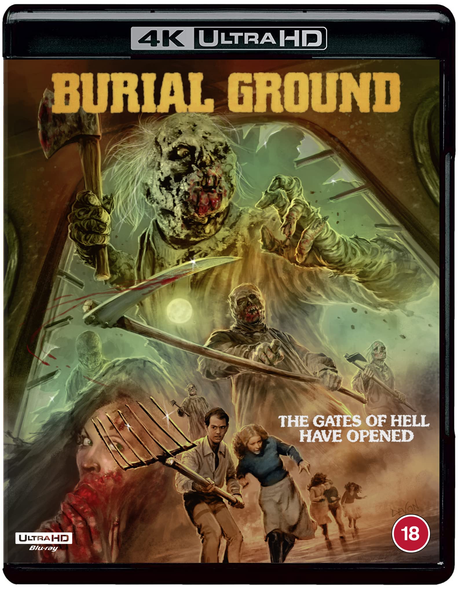 4K UHD BLU-RAY  BURIAL GROUND    BRAND NEW SEALED UK STOCK