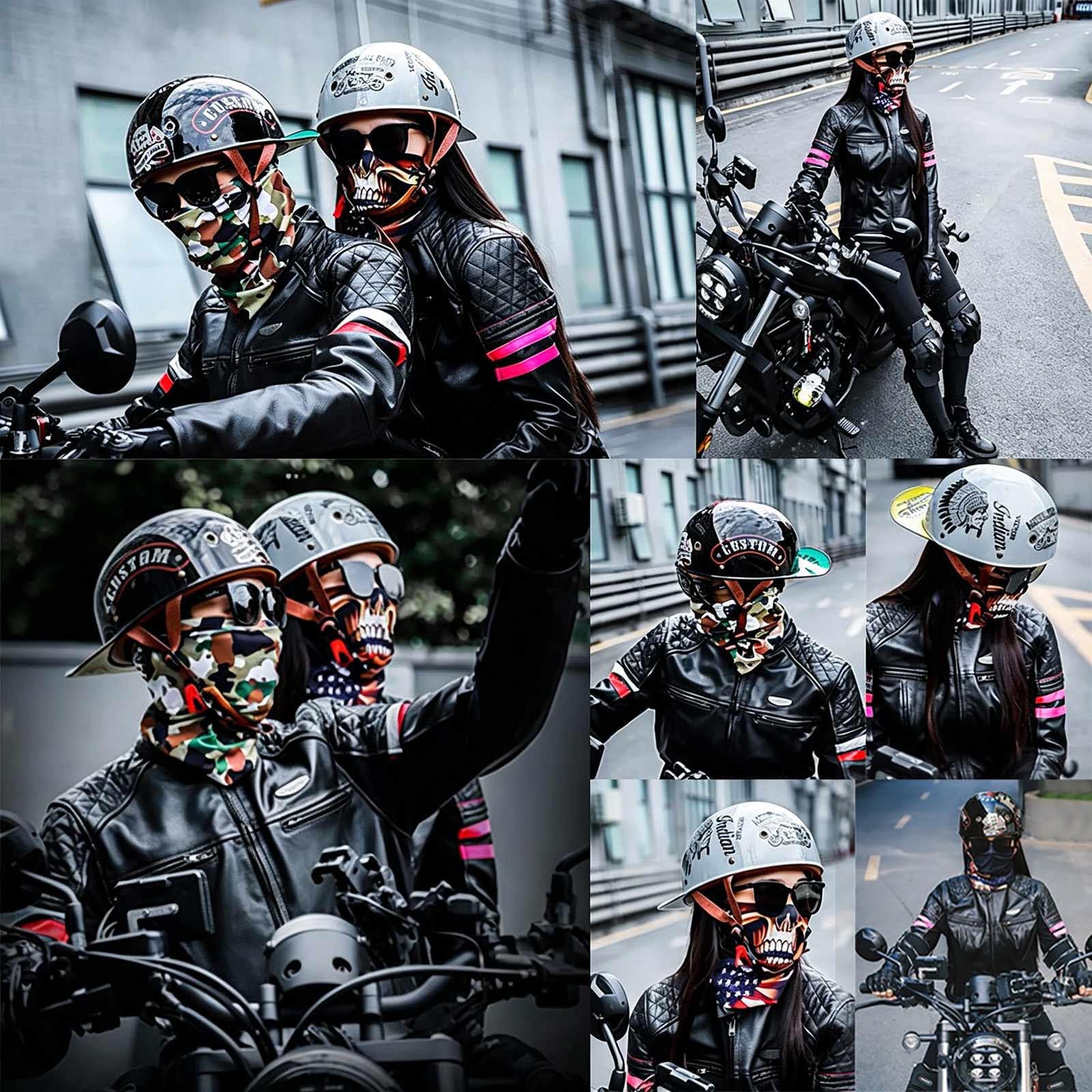 Retro kask motocyklowy styl czapki z daszkiem, ECE 22.06 zatwierdzony, lekka powłoka ABS z wentylacją, oddychająca podszewka, unisex na drogę miejską i wiejską, M-2XL (57-64 cm)