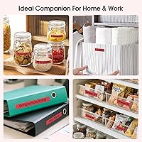 Vista 22 de BOYEEZON Paquete de 2 cintas para etiquetadoras TZe-131 de 0.472 in 0.47 laminadas transparentes, compatibles con Brother P Touch TZe-131 Negro