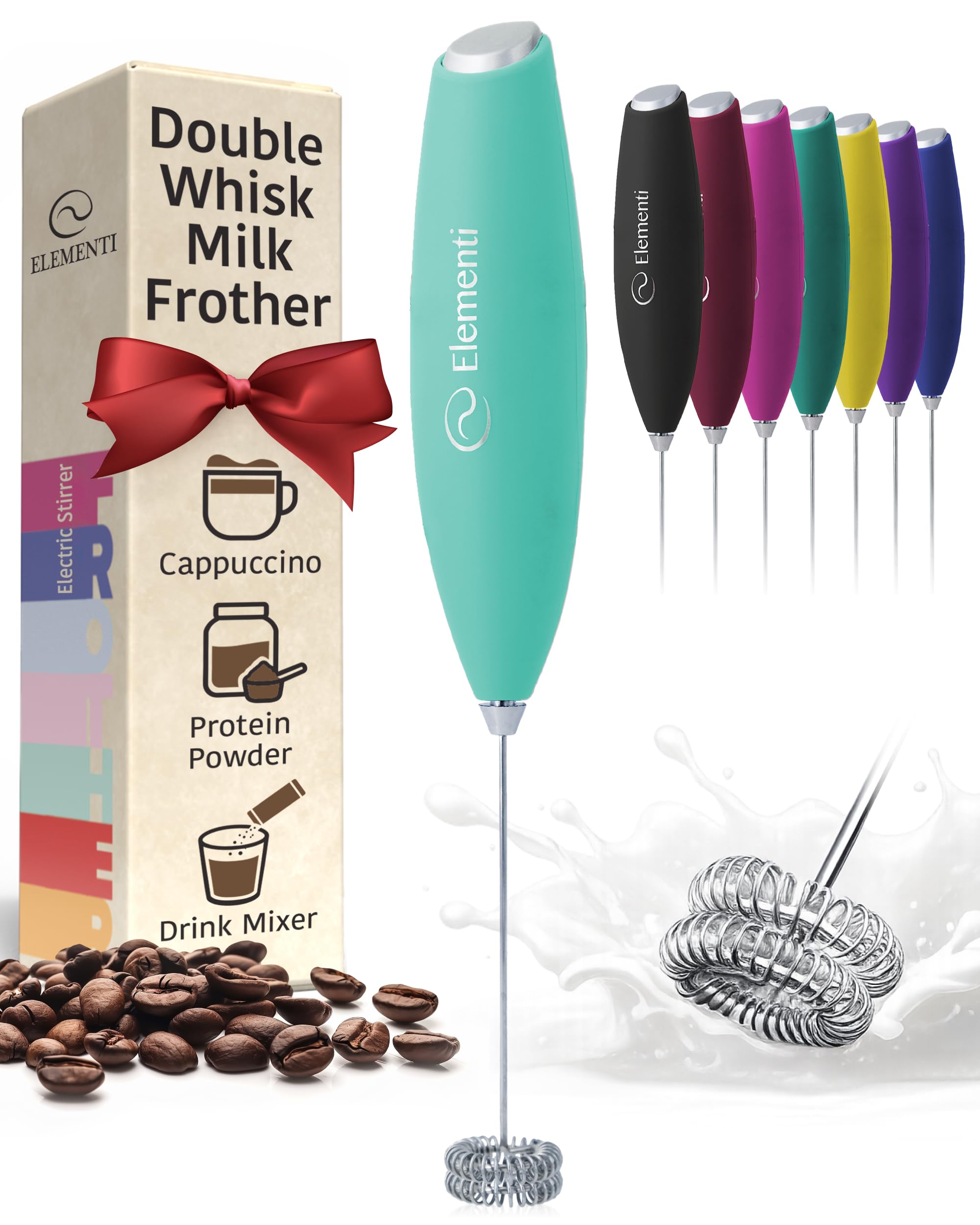 Amazon.com: Elementi Milk Frother Wand - Easy to Use Handheld