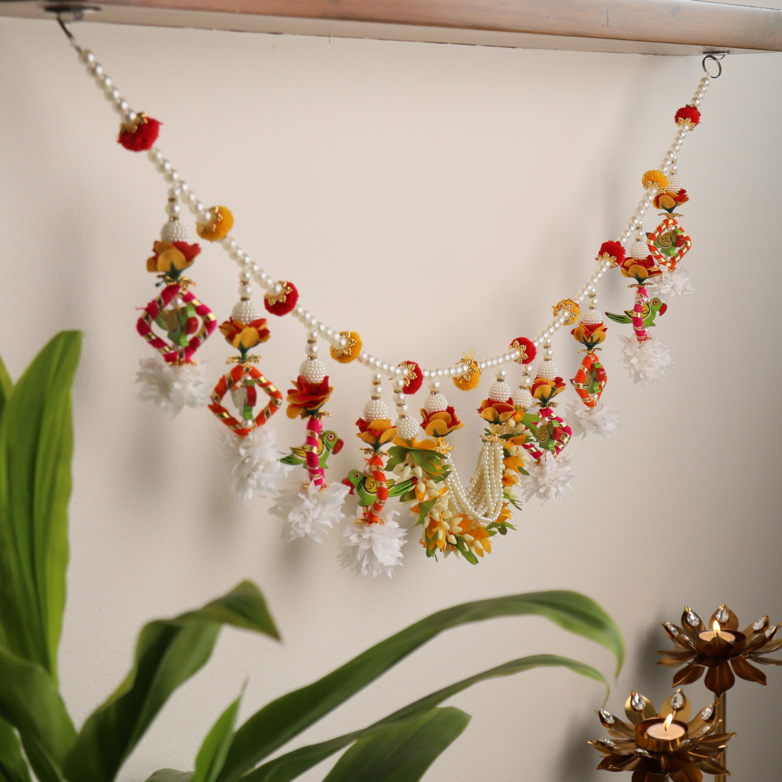 CRASTO INDIA Handcrafted Festive TORAN #21 (1 PC)