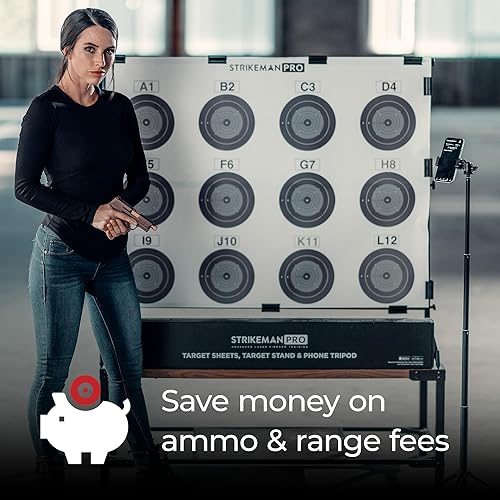 Miniatura 7 de Strikeman Pro Advanced Dry-Fire Laser Training System - Target Shooting Practice for Pistols - Kit Includes Strikeman App Access (Subscription