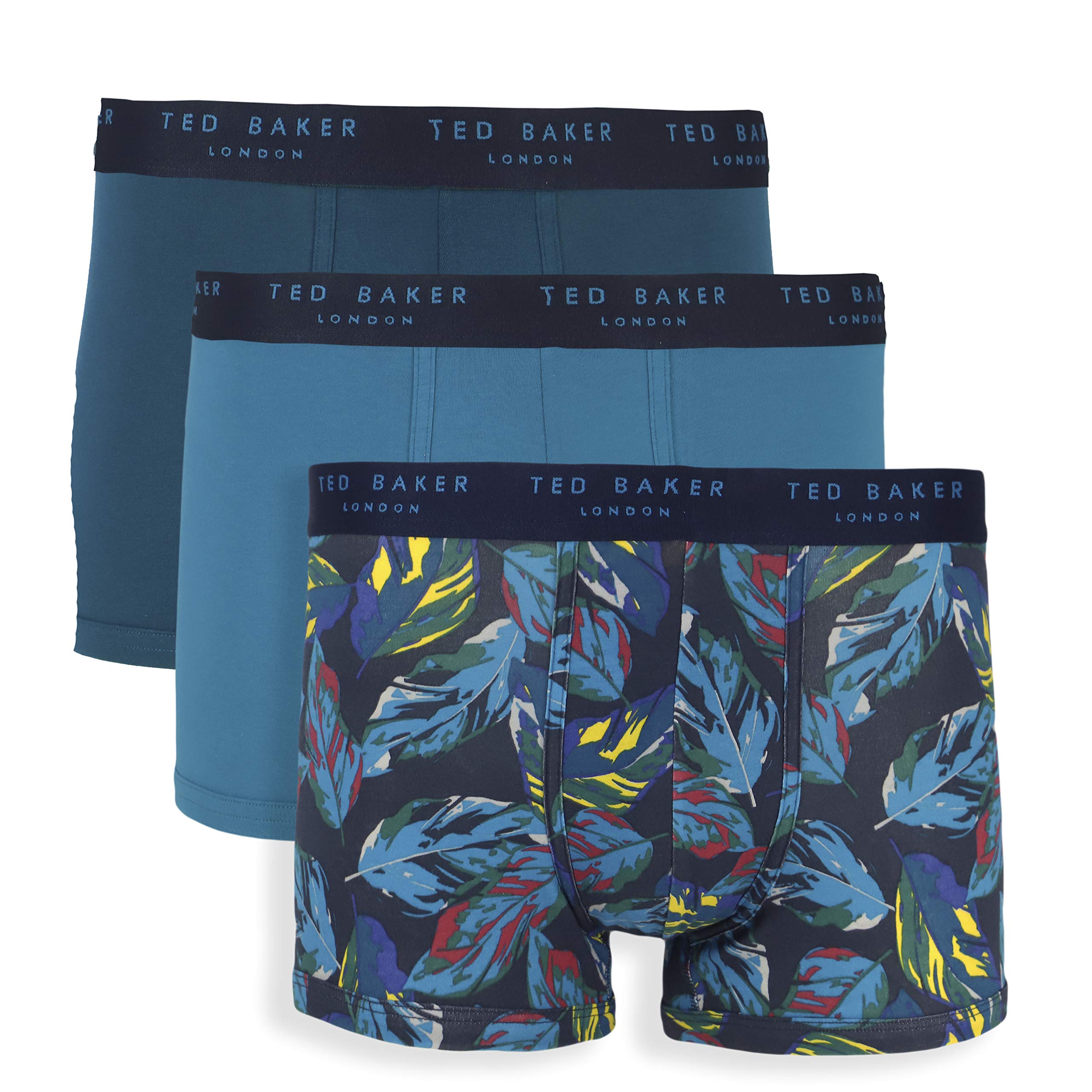 Men's 3 Pack Cotton Stretch Patterned Trunk