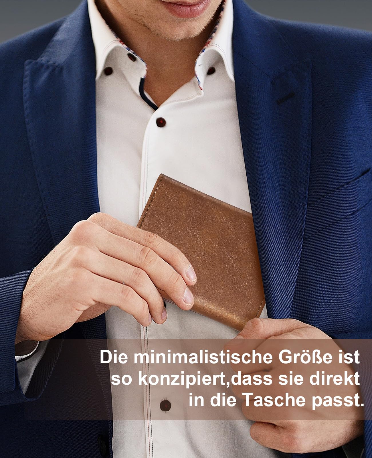 UNOSEKS Cartera para Hombre – Cartera para Hombre con protección RFID, Cartera Delgada con Compartimento para Monedas, Smart Wallets, Negro