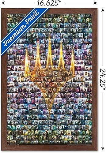 Vista 70 de Trends International Magic: The Gathering - Póster de collage de pared, 22.375 x 34 pulgadas, versión sin marco Versión sin marco,Paquete de póster