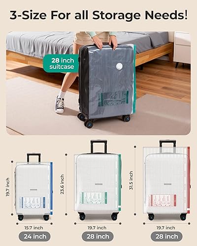 Miniatura 3 de BAGSMART Bolsas de almacenamiento al vacío para viajes con bomba de aire recargable, paquete de 15 bolsas portátiles ahorradoras de espacio para