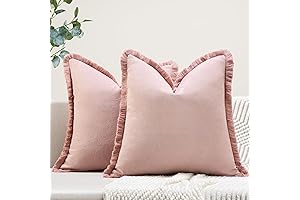 ZWJD Dusty Pink Throw Pillows - Boho Chic Home Decor