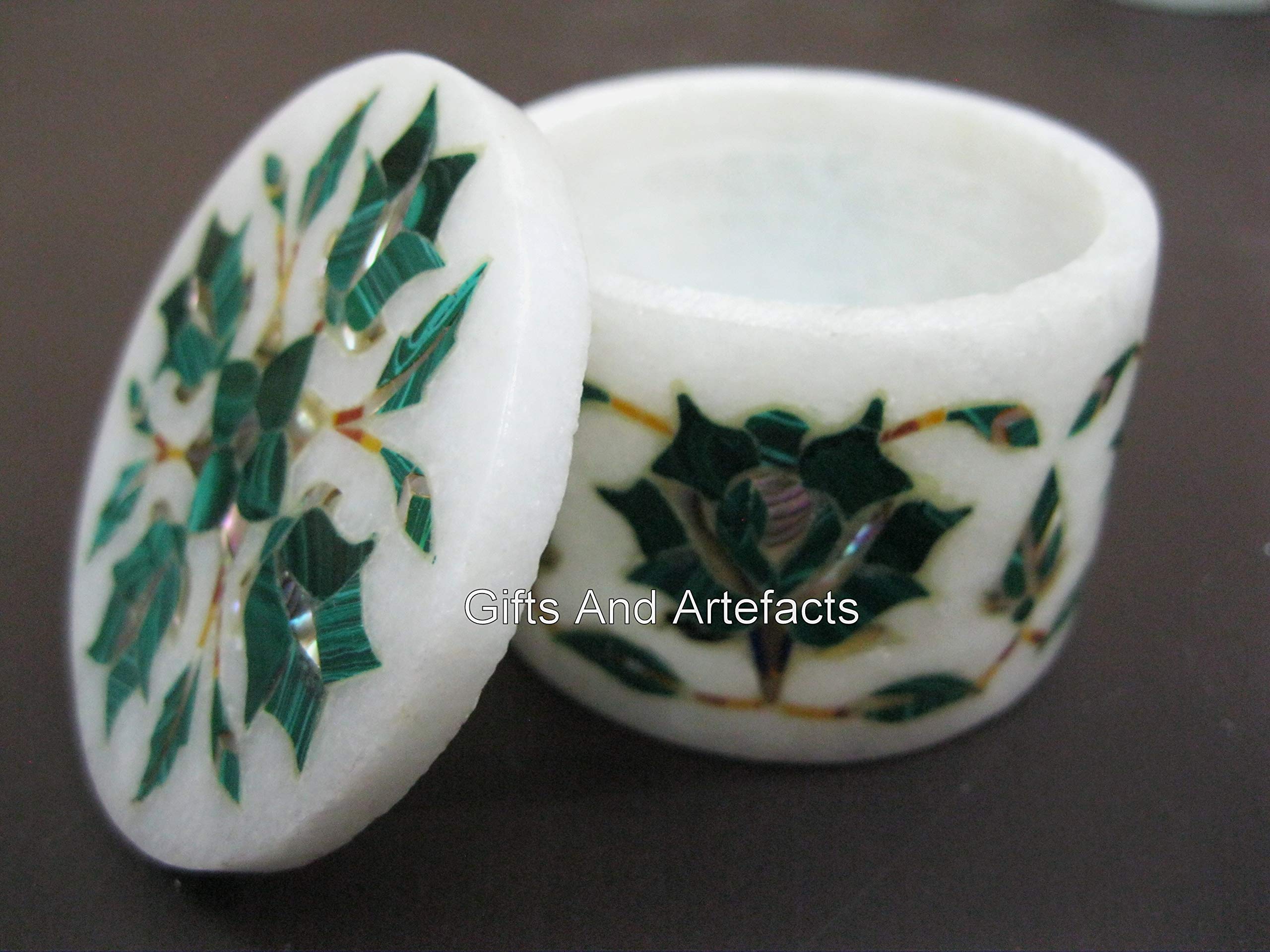 Boîte à bijoux en malachite : fini les bijoux éparpillés sur la table