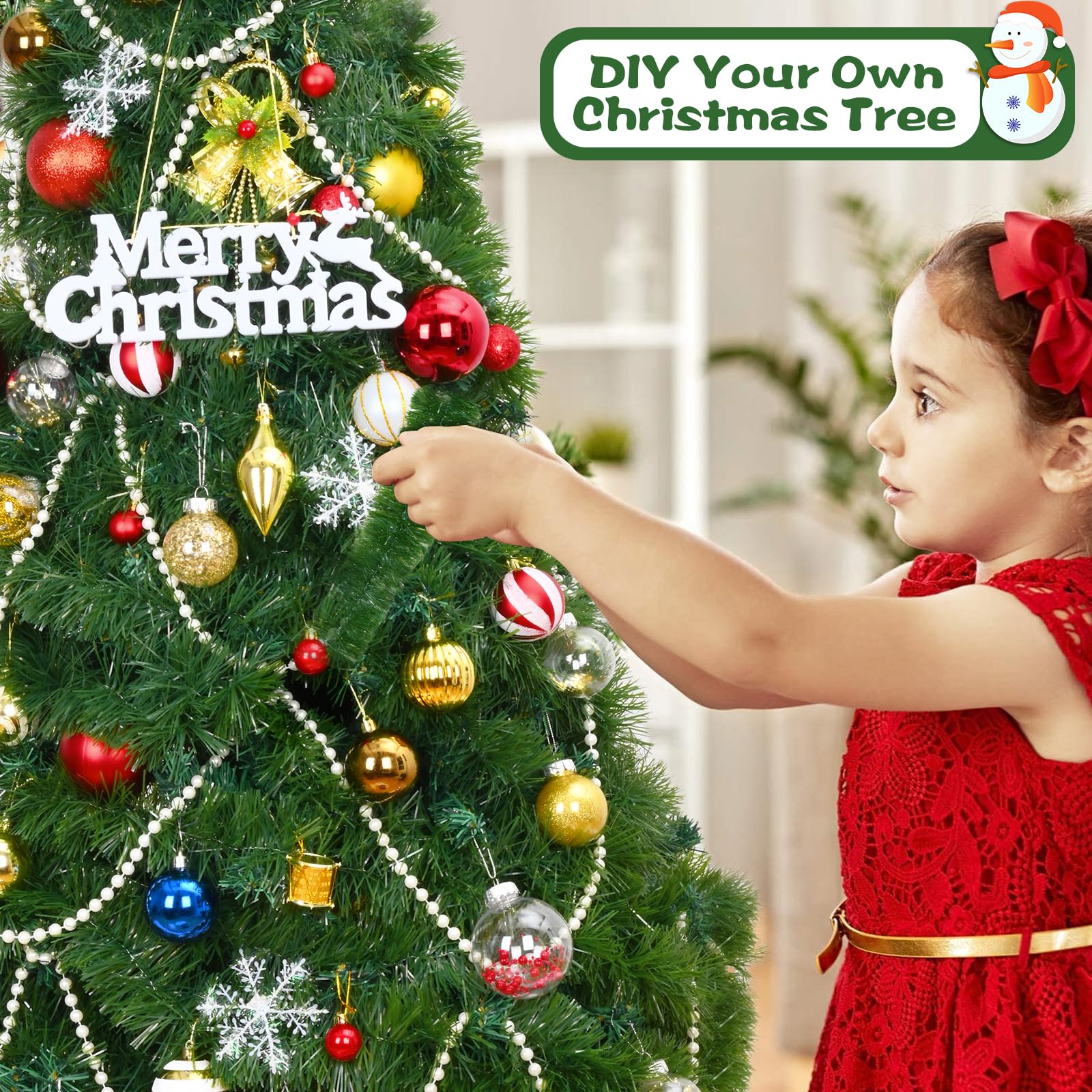 クリスマスガーランド　50㎝ 50フィート クリスマスガーランド 2個パック クリスマス装飾 グリーン