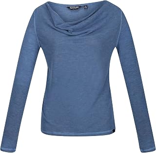 Regatta Women's Frayda Lightweight Wool Look Cowl Neck Long Sleeve Top T-shirts/polos/vests