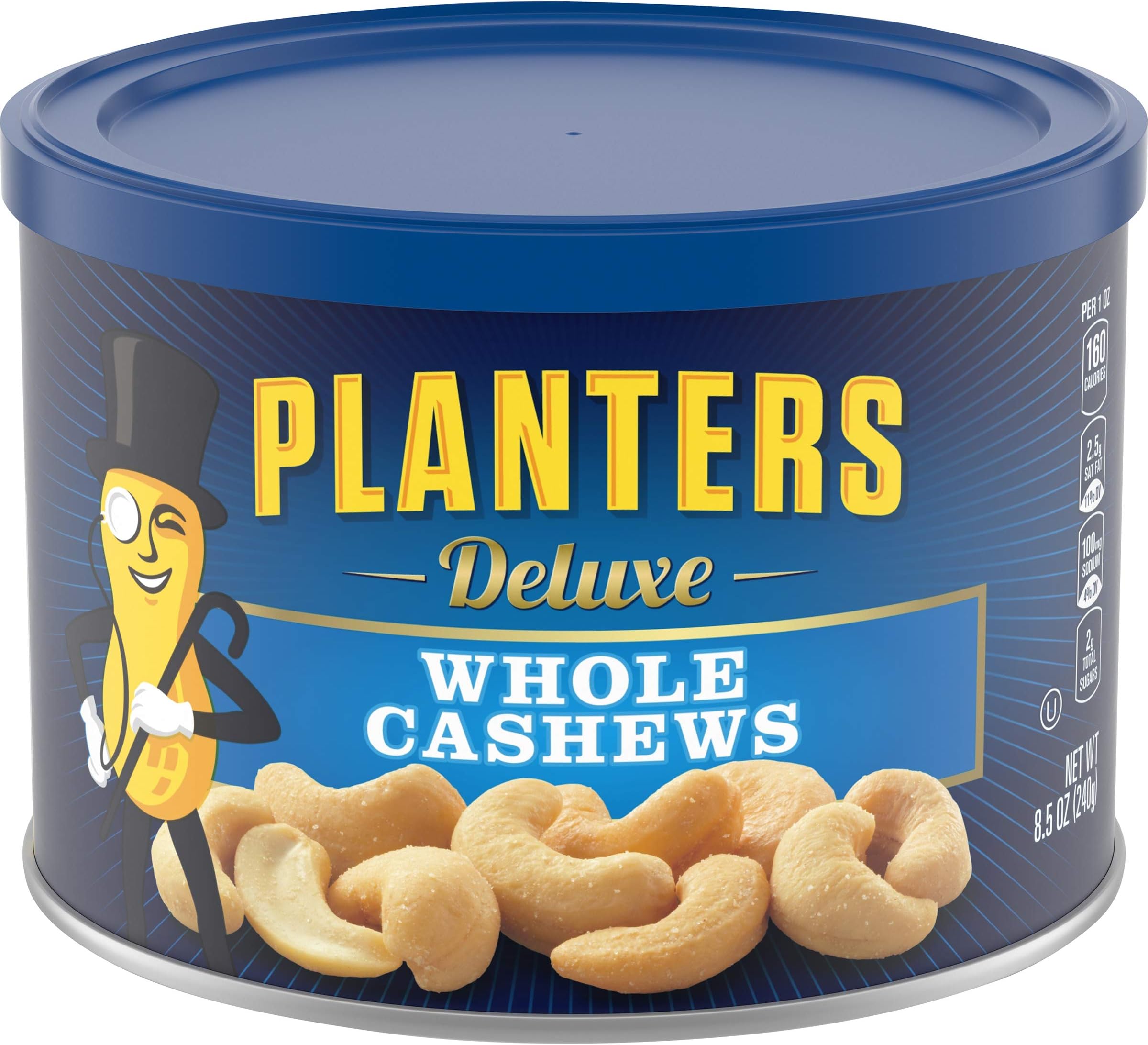 PLANTERS Unsalted Premium Cashews, 1.63 lb. Canister Everything Else
