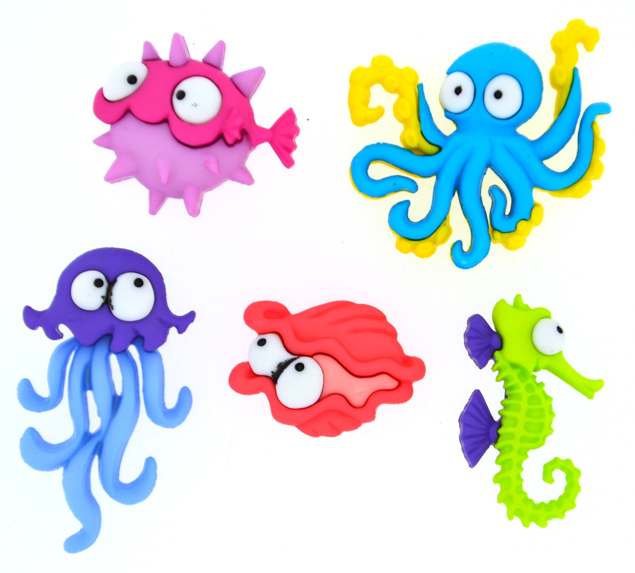 Amazon.com: Dress It Up 8298 Buttons, Creatures of The Sea