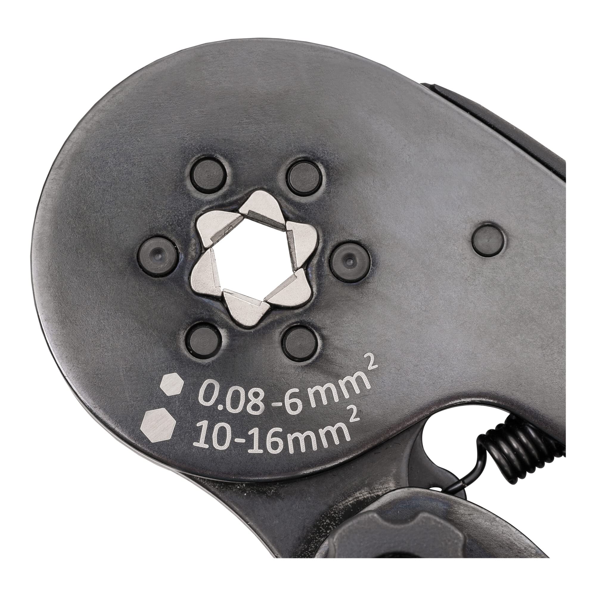 STIER Crimpzange für Aderendhülsen Sechskant-Pressung 16 mm², Quetschzange, Presszange, Aderendhülsenzange Sechskant