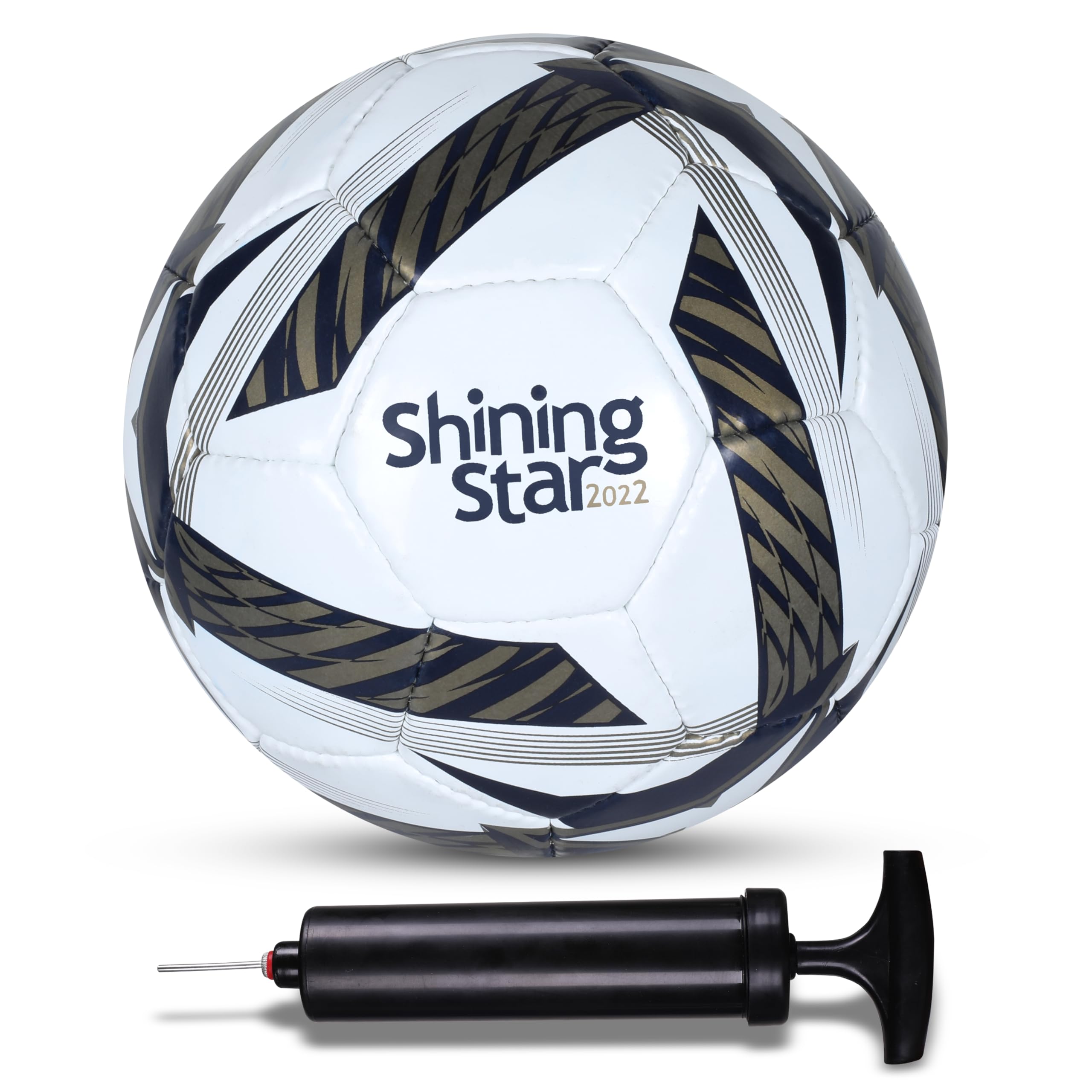 Nivia Combo Shining Star Football (Black & White, Size - 5) with Ball Pump (B0D9P1W9N8) Amazon Price History, Amazon Price Tracker