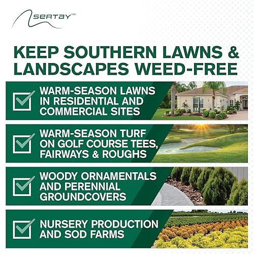 Miniatura 2 de Atticus Herbicida Sertay (1.25 onzas) – Asesino de malezas de sulfosulfurón para césped del sur – Control de malezas post emergente – Sedge,