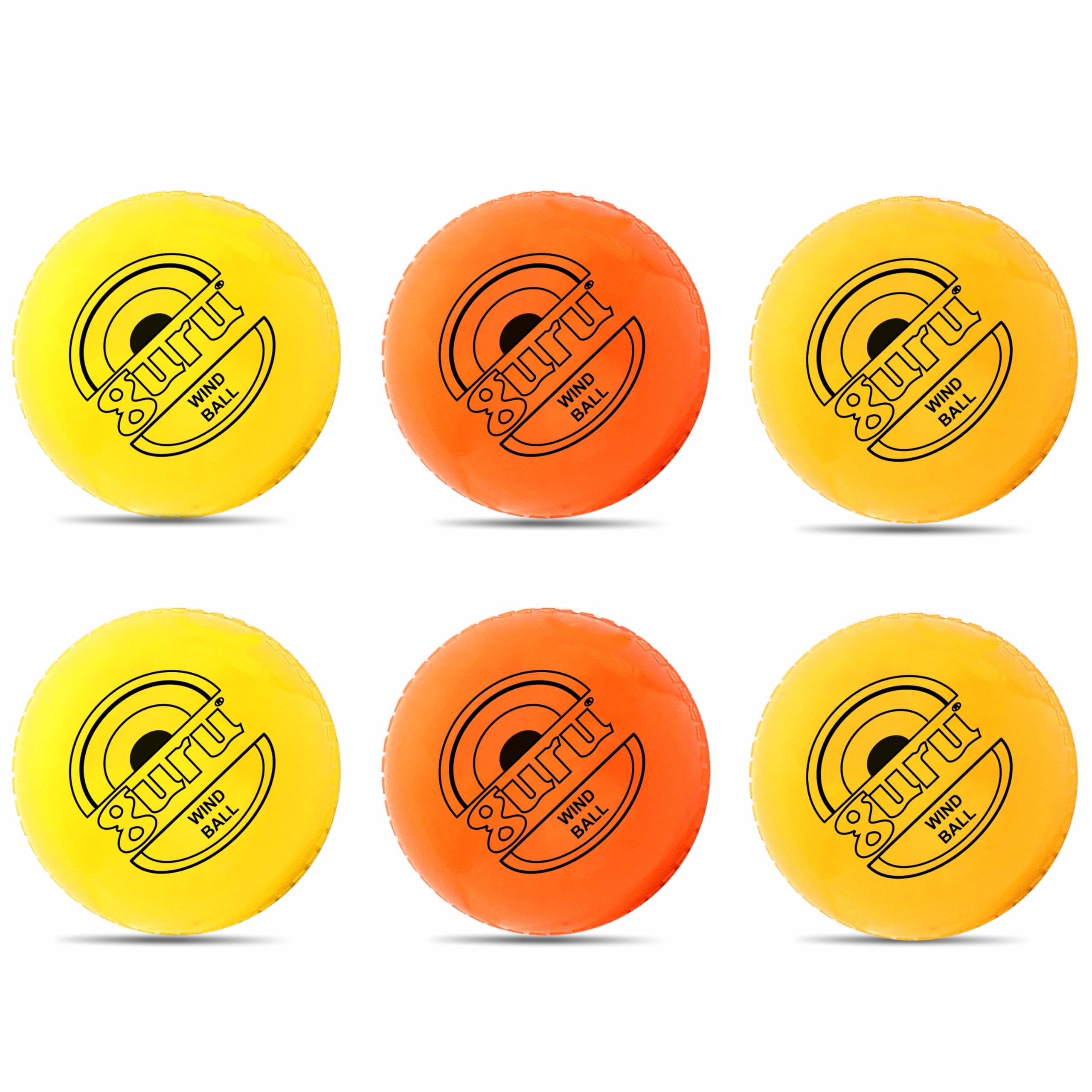 guru Wind Ball, Cricket Wind Ball Set, Rubber Cricket Ball 90-95g Weight Cricket Rubber Ball-picture-19