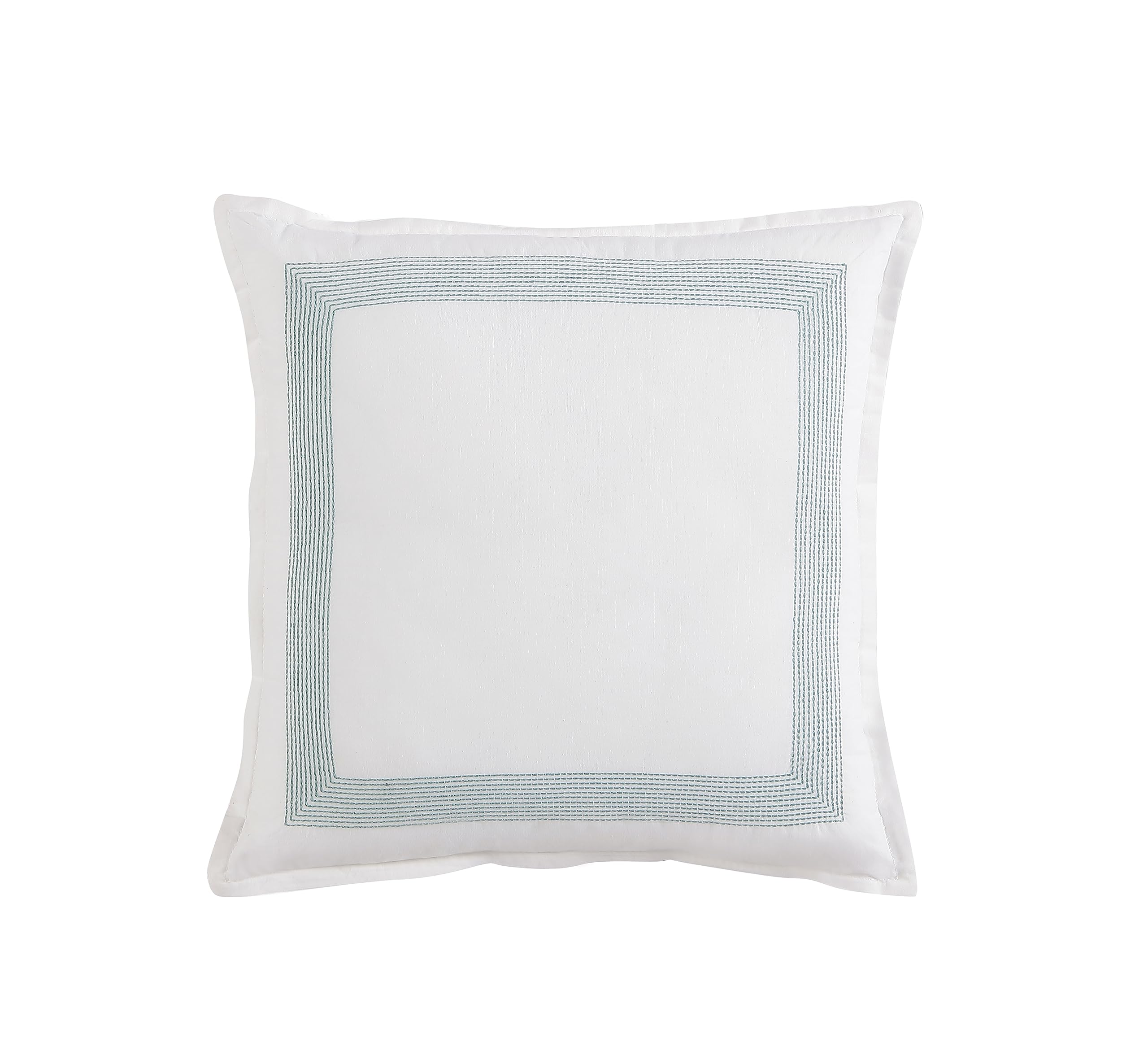 Nautica Home Eastport Collection | Zestaw kołder – 100% bawełna, ultramiękka i odwracalna, odporna na zagniecenia pościel, zawiera 2 dodatkowe poduszki dekoracyjne, Queen, niebieski