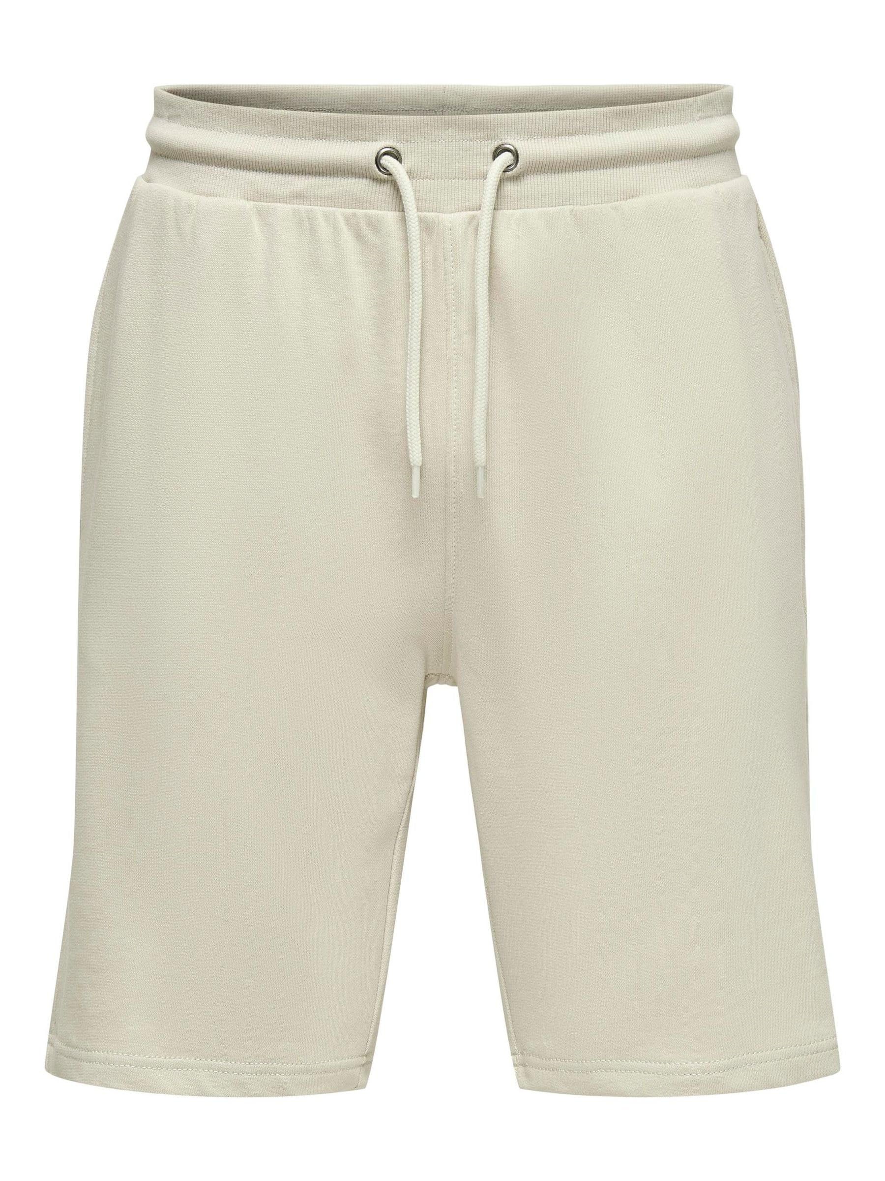 ONLY & SONS ONSNEIL Noos Sweat Shorts, Silver Lining, M