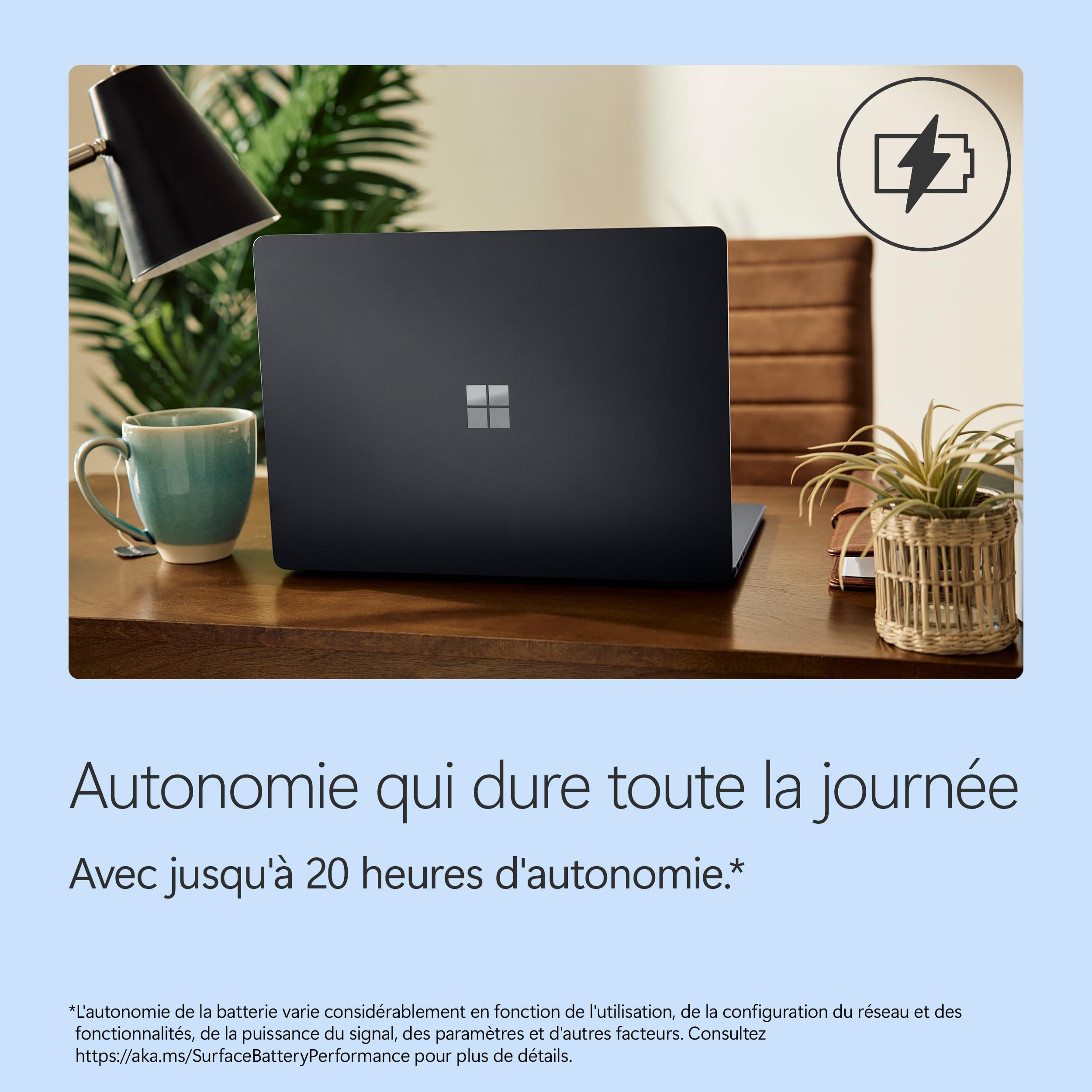 Microsoft Surface Laptop, 13.8" | Snapdragon X2 Elite | 16Go RAM, SSD 512Go | Ecran Tactile LCD 13.8” | Copilot+ PC | Noir | Windows 11 Home | dernier modèle (8e édition)