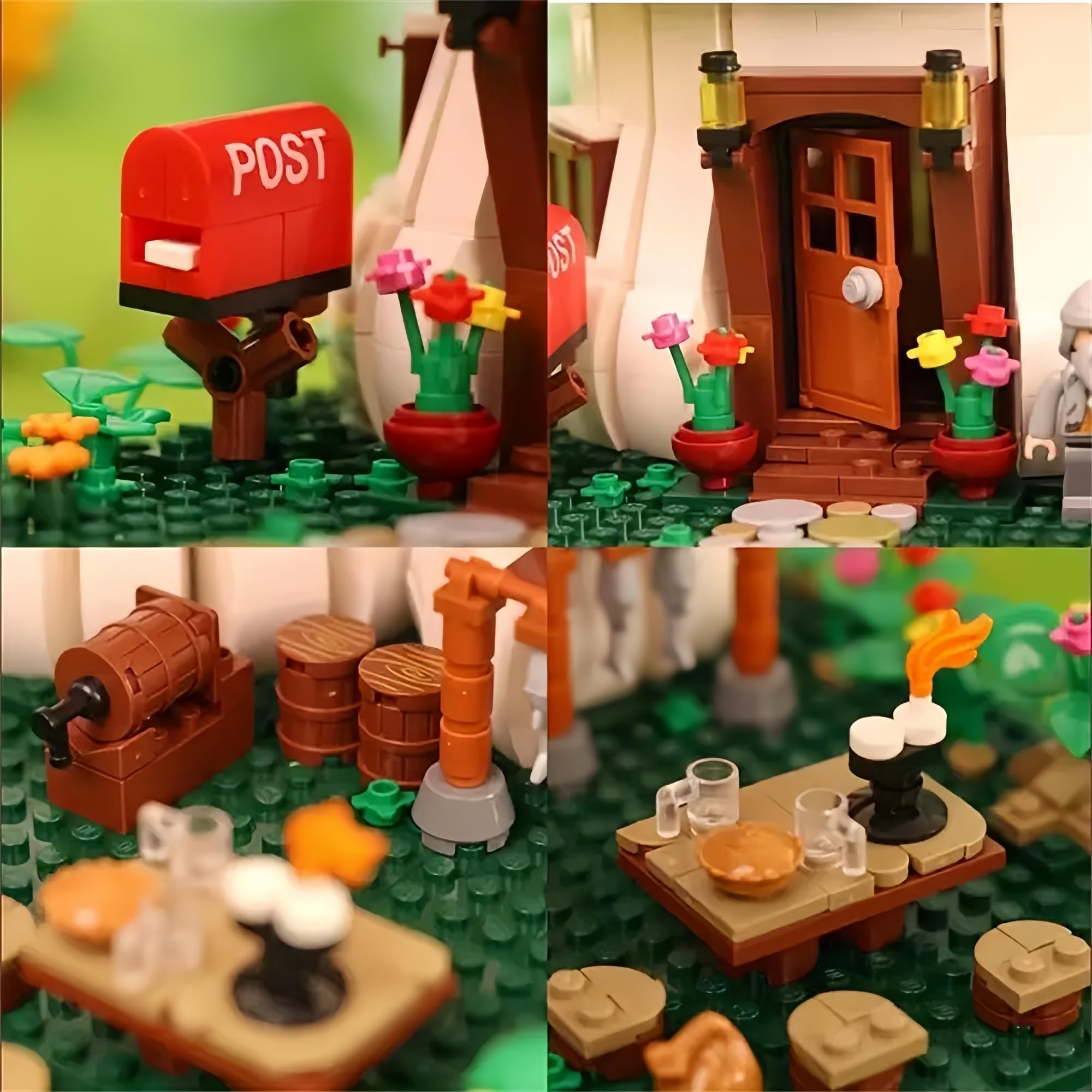 Mini bloques de construcción de casa de hadas con cuento de hadas Fantasy Comes Alive - Nutrir la imaginación, la calma y el compromiso