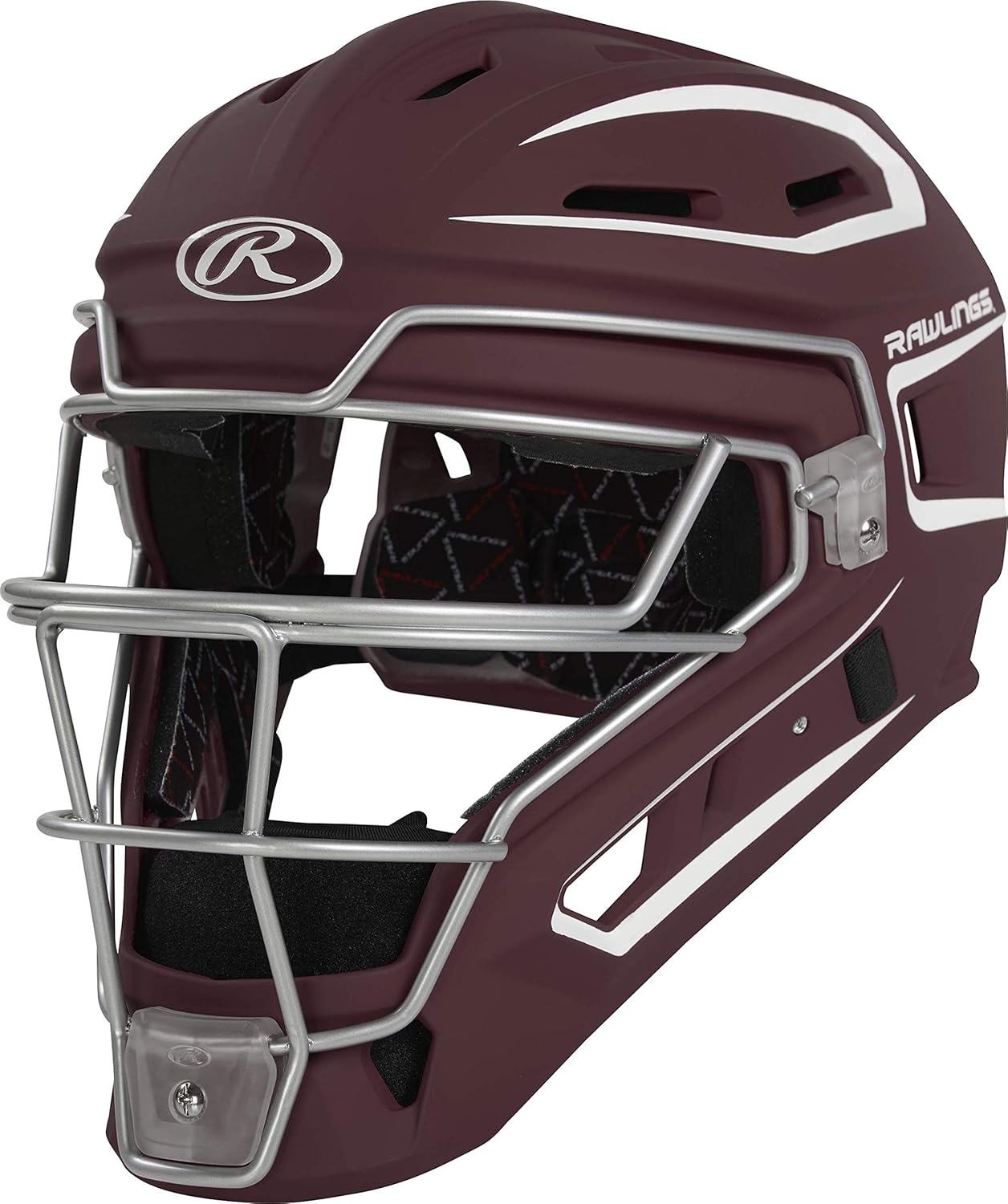 Rawlings | Velo 2.0 Catcher's Helmet | Baseball | Junior & Senior Sizing | Multiple Colors