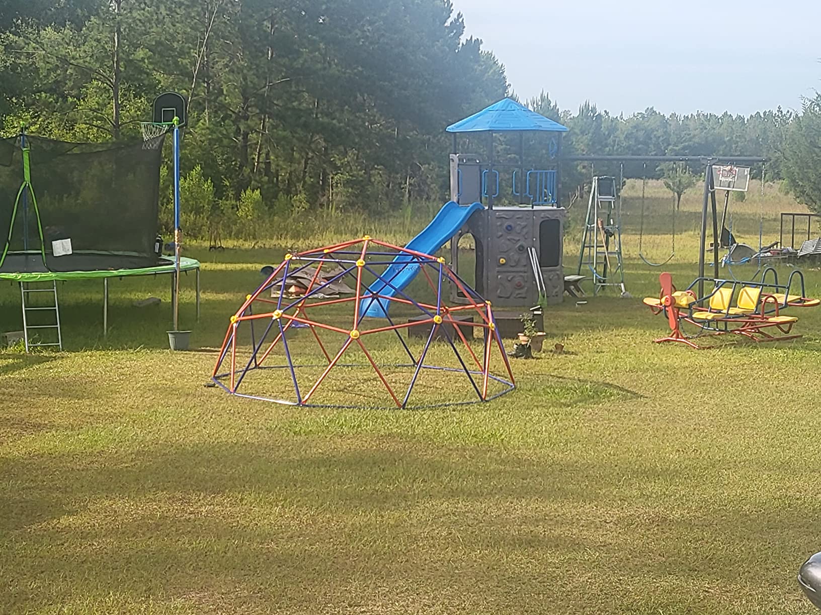 90/mo Finance Lifetime Adventure Tower Swing Set Blue (90918