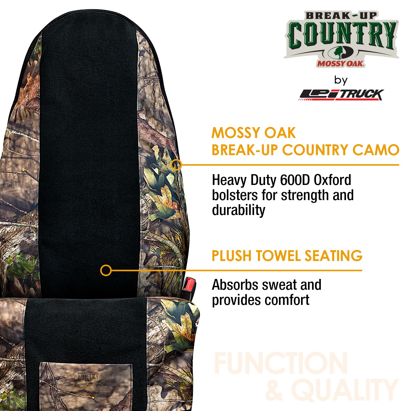 Housses Siège Résistantes Eau Housses De Siège Browning - Protection Imperméable Pour Voiture, Camion Ou SUV (Lot De 2) Housse Voiture Siege