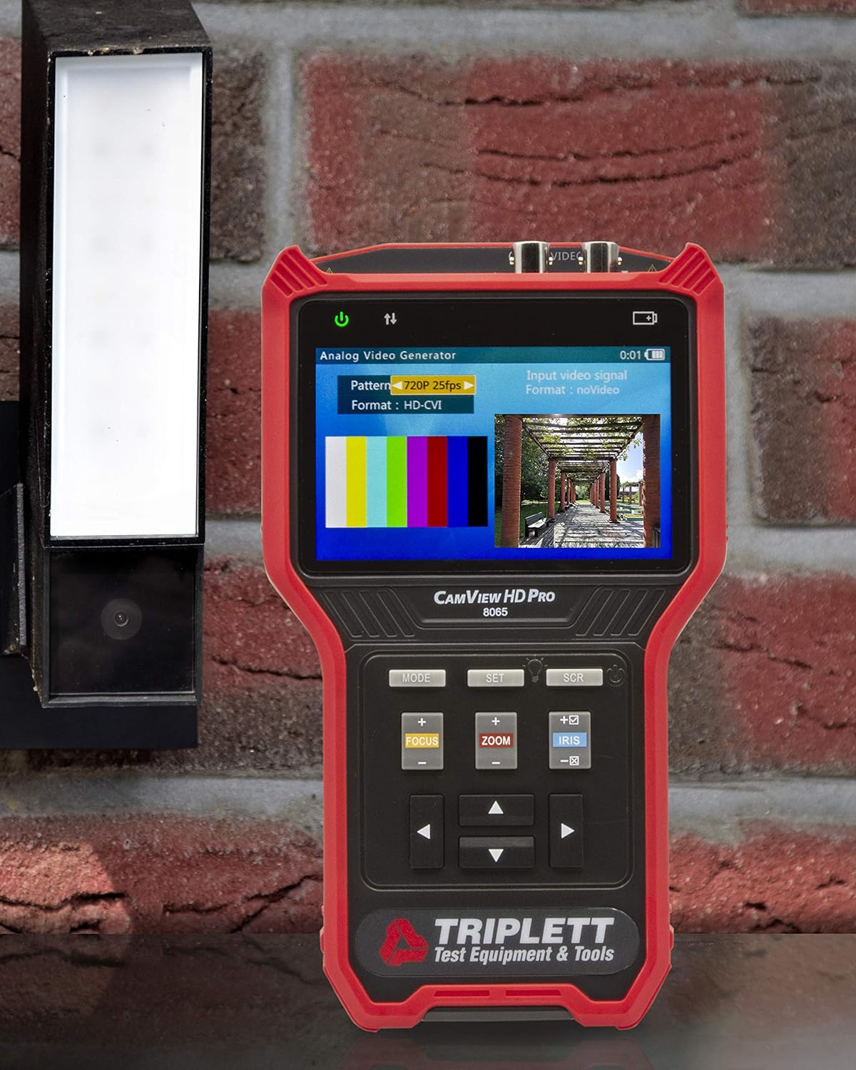 Greatest Product Triplett CamView HD Pro Rugged Analog NTSC/PAL, AHD 2.0, HD-TVI 3.0, and HD-CVI 3.0 Camera Tester (8065) Buy 1 get 1 🔥 Triplett CamView HD Pro Rugged Analog NTSC/PAL, AHD 2.0, HD-TVI 3.0, and HD-CVI 3.0 Camera Tester (8065)