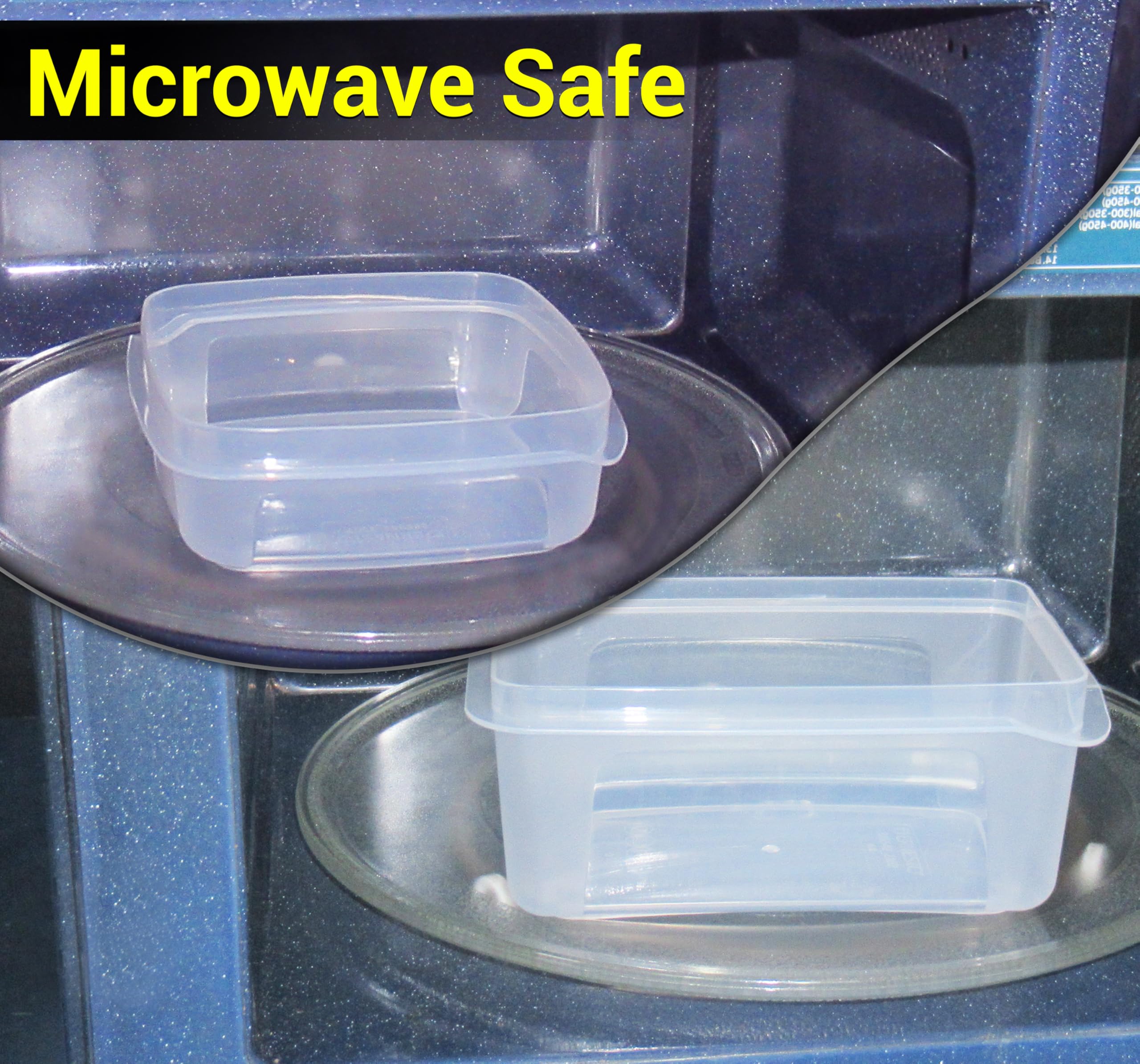 Set 7 Contenitori Alimenti Ermetici - 2.4L+1.2L+0.7L+0.5L, Con Rilascio Aria, Per Microonde E Freezer