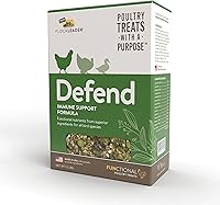 FlockLeader Defend Functional Poultry Treats for Immune Support - USA Black Soldier Fly Larvae, 1.5 lb Bag