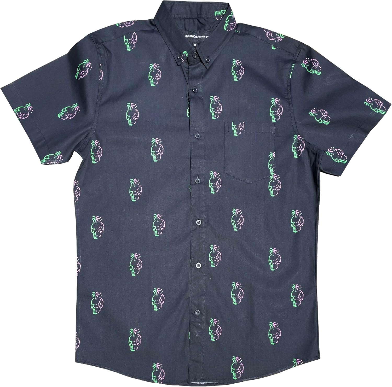 M MOLOKAI SURF Boys Shirts Fun Hawaiian Short Sleeve Shirt
