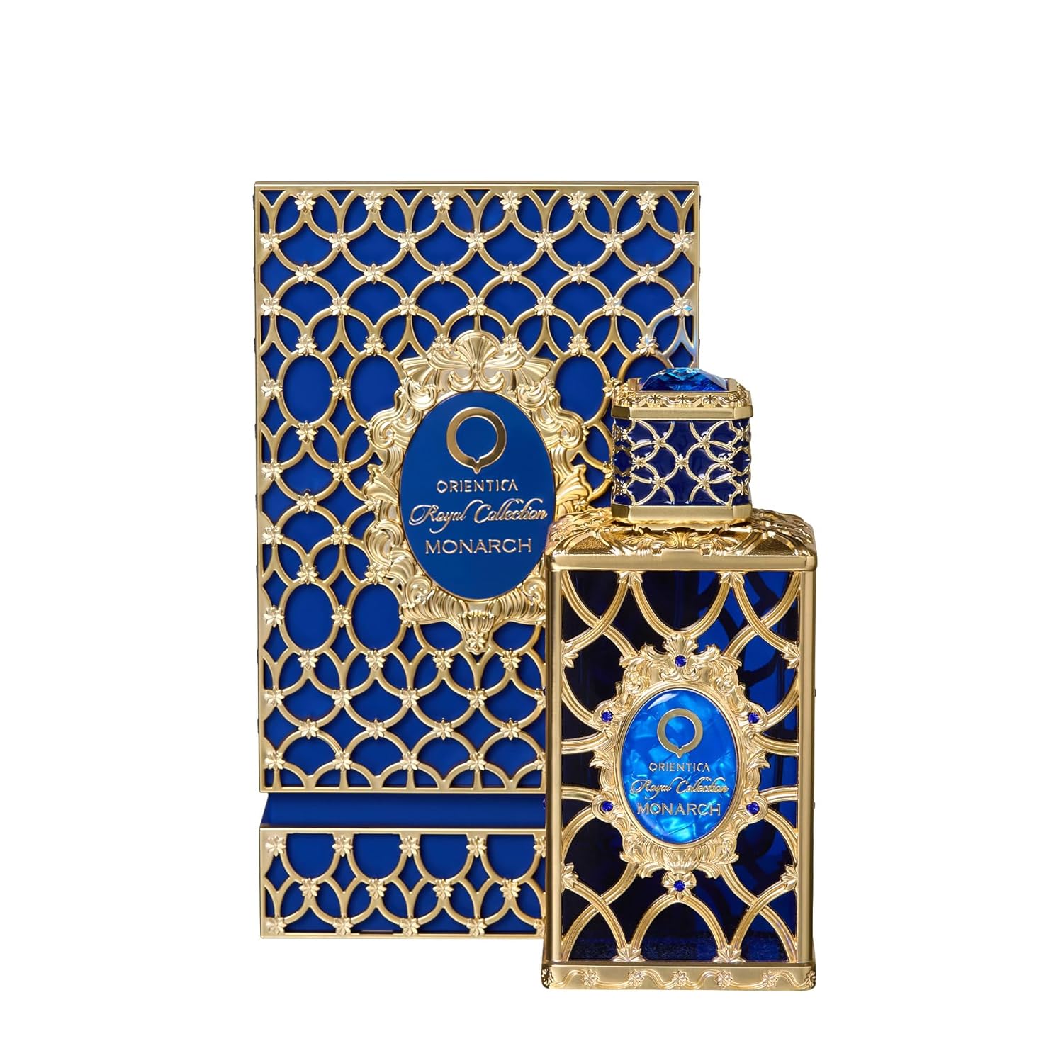 Orientica Royal Collection Monarch Eau De Parfum - Pink Pepper, Mandarin, Bergamot, Dry Amber, Pear Tree Blossoms, Lily of the Valley, Ambergris, Musk - Arabic Perfume for Men & Women - 2.7 Oz / 80ml