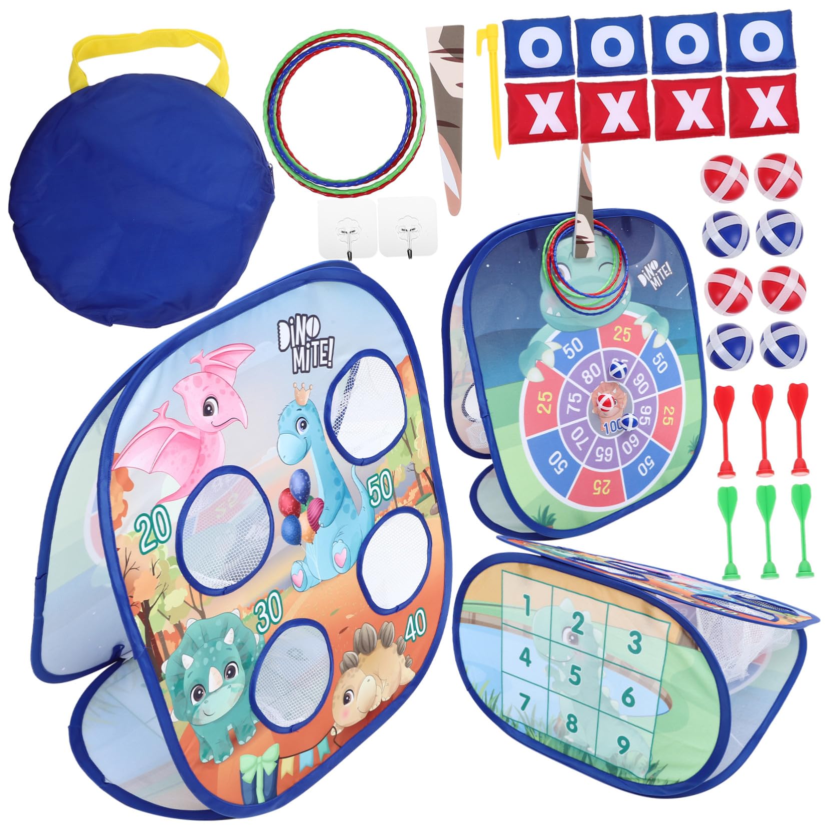 Jeu de de sacs de haricots avec cible pour extérieur - 8