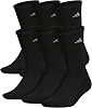 adidas Calcetines Deportivos con Amortiguación, Paquete de 6, Tobilleros 1
