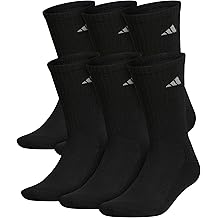 Men's Athletic Cushioned Crew Socks (6 Pairs) Durable & Comfortable