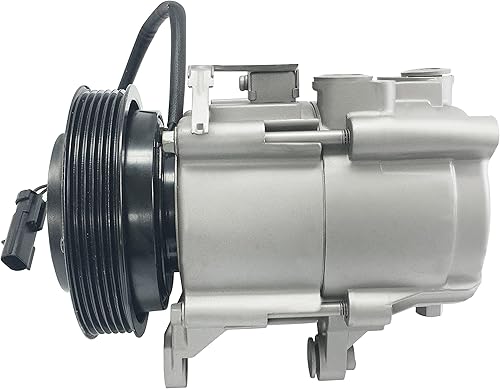 RYC Compresor de aire acondicionado automotriz y embrague de AC FG184 (se adapta a Jeep Liberty 3.7L 2006-2008 Dodge Nitro 3.7L 2007-2008)