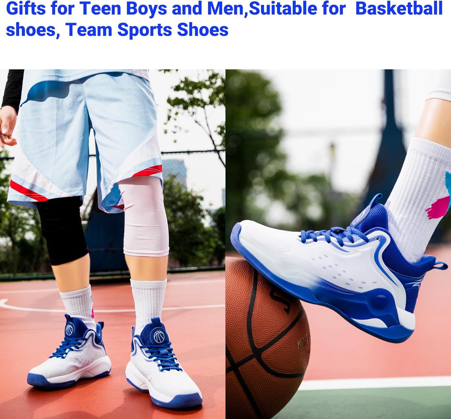 Beita Basketball Shoes for Men High Upper Sneakers Sports Shoes Anti Slip Wear-Resistant - Image 5