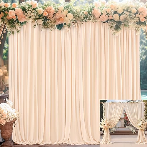 Cortina tipo telĂłn de color champán de 10 x 10 pulgadas, para fiestas, cumpleaños, fotografĂa, despedida de soltera, baby shower, sesiĂłn de fotos, 5 Cortina tipo telĂłn de color champán de 10 x 10 pulgadas, para fiestas, cumpleaños, fotografĂa, despedida de soltera, baby shower, sesiĂłn de fotos, 5