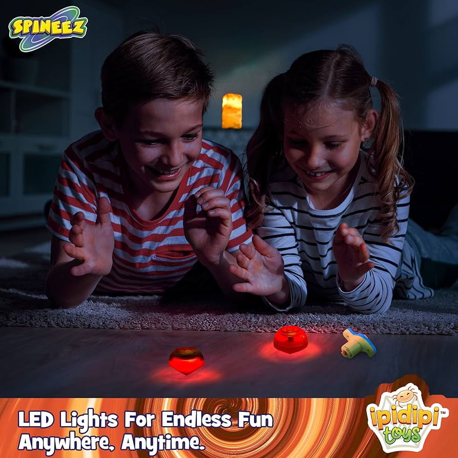 Amazon.com: IPIDIPI TOYS Light Up Flying Saucer Spinning
