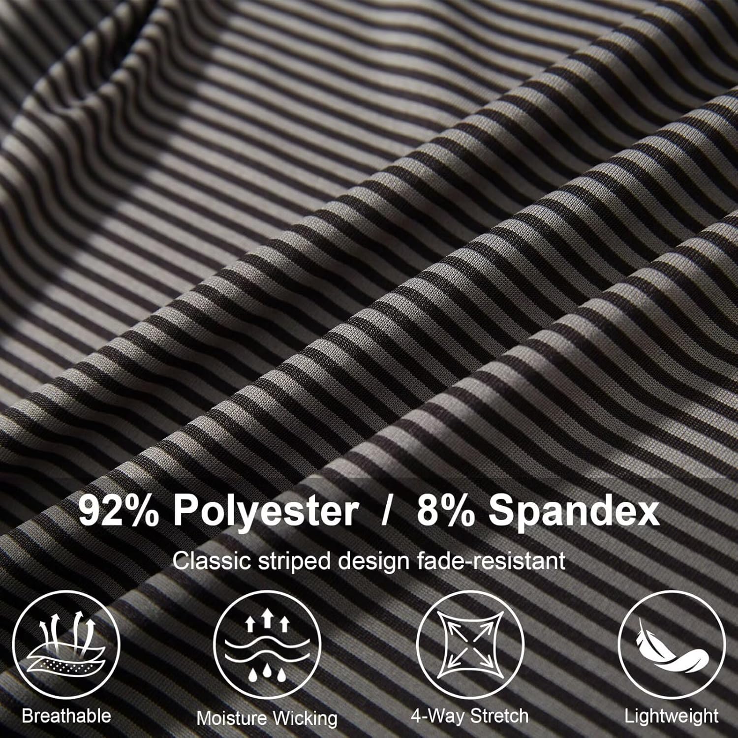 Boys Polo Shirts Short Sleeve Striped Performance Moisture Wicking Dry Fit Golf Shirts for Boys Youth Kids - Image 6