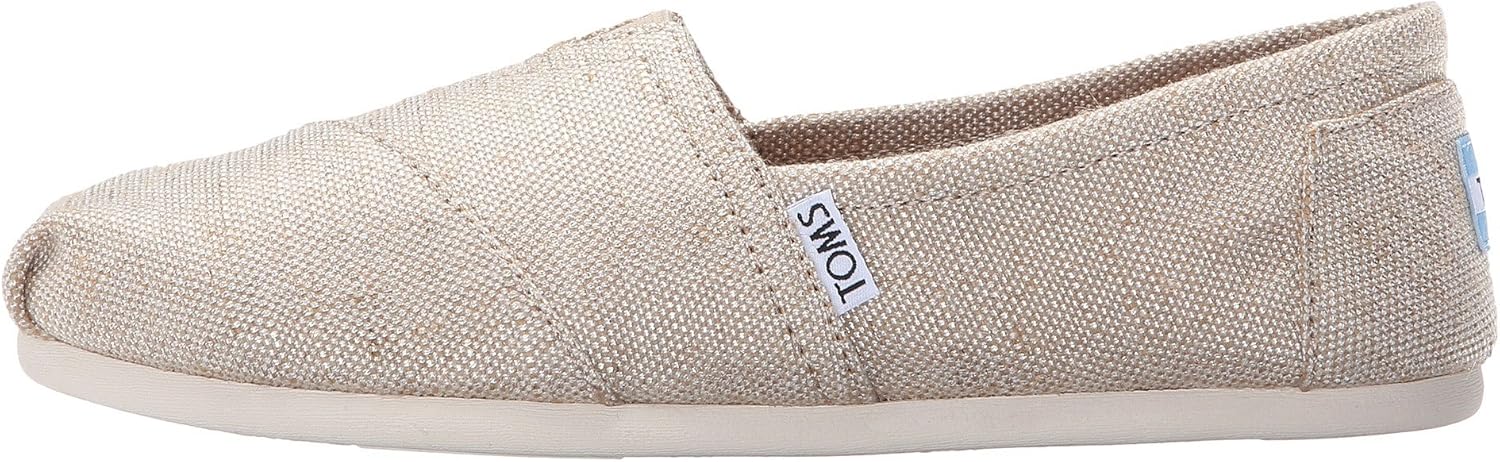 toms womens burlap classic slip ons
