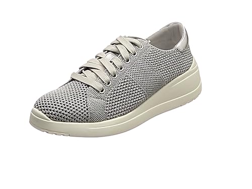 Amazon ジルスチュアート シュー レースアップメッシュスニーカー 6250 レディース シルバー 22 5 Cm E Jillstuart Shoe ジルスチュアート シュー スニーカー