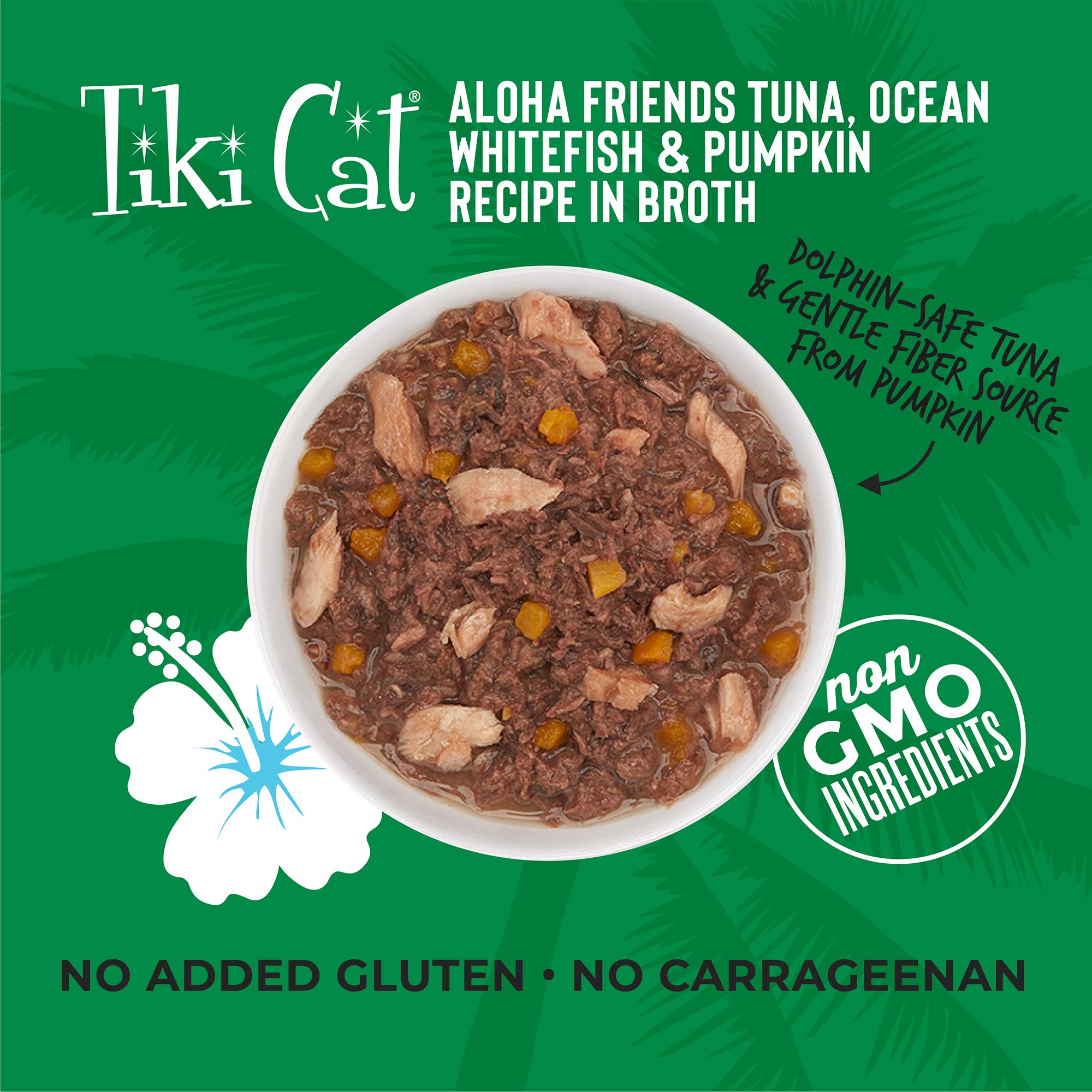 Buy Tiki Cat Aloha Friends Wet Cat Food Tuna, Ocean Whitefish & Pumpkin